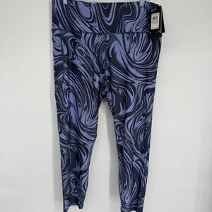 Under Armour Leggings Women's 2X Compression Swirl Print Active Workout Yoga